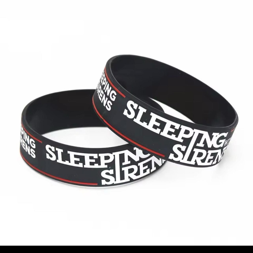 Sleeping with Sirens Black Wristbands
